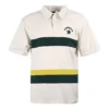 Colorblock Logo Polo Shirt Asia Sizing “White Dark Green”