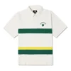 Colorblock Logo Polo Shirt Asia Sizing “White Green”