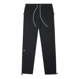 Cone Slim Fit Casual Jogger Pants Couple Style Black