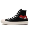 Converse x COMME des GARCONS Chuck 70 Hi Half Logo “Black Red”