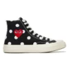 Converse x COMME des GARCONS PLAY Chuck 70 Hi “Black Polka Dot”