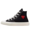 Converse x Comme des Garcons PLAY Chuck 70 Hi “Single Heart Black”