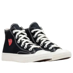 Converse x Comme des Garcons PLAY Chuck 70 Hi “Single Heart Black”