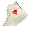 Converse x Comme des Garcons PLAY Chuck 70 Hi “Single Heart Milk”