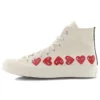 Converse x COMME des GARCONS PLAY Chuck 70 Hi Top “Multi Heart”