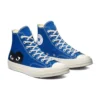 Converse x COMME des GARCONS PLAY Chuck 70 High “Blue Quartz”