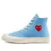 Converse x COMME des GARCONS PLAY Chuck 70 High “Bright Blue”