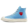 Converse x COMME des GARCONS PLAY Chuck 70 High “Bright Blue”