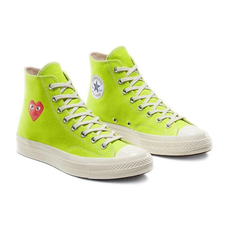 Converse x COMME des GARCONS PLAY Chuck 70 High “Bright Green” Converse x COMME des GARCONS PLAY Chuck 70 High “Bright Green”