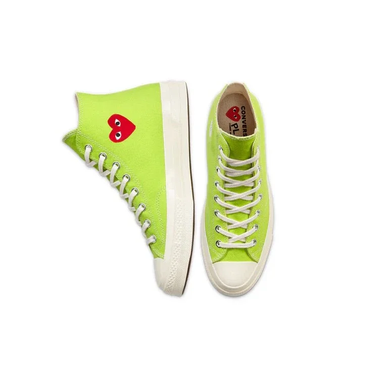 Converse x COMME des GARCONS PLAY Chuck 70 High “Bright Green” Converse x COMME des GARCONS PLAY Chuck 70 High “Bright Green”