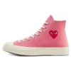 Converse x COMME des GARCONS PLAY Chuck 70 High “Bright Pink” Converse x COMME des GARCONS PLAY Chuck 70 High “Bright Pink”