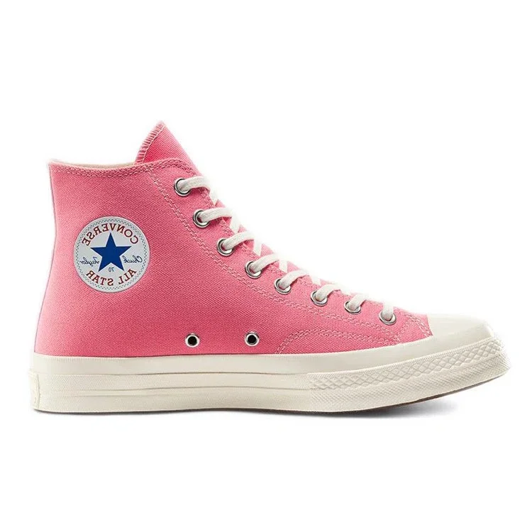 Converse x COMME des GARCONS PLAY Chuck 70 High “Bright Pink” Converse x COMME des GARCONS PLAY Chuck 70 High “Bright Pink”