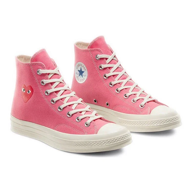 Converse x COMME des GARCONS PLAY Chuck 70 High “Bright Pink” Converse x COMME des GARCONS PLAY Chuck 70 High “Bright Pink”