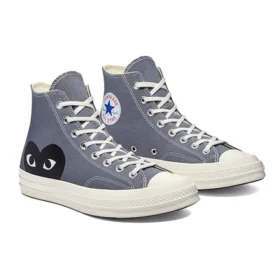 Converse x COMME des GARCONS PLAY Chuck 70 High “Steel Grey”