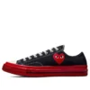Converse x COMME des GARCONS PLAY Chuck 70 Low “Black Red”
