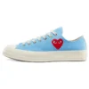 Converse x COMME des GARCONS PLAY Chuck 70 Low “Bright Blue”
