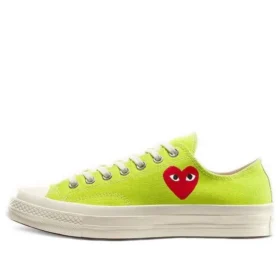 Converse x COMME des GARCONS PLAY Chuck 70 Low “Bright Green”