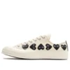 Converse x COMME des GARCONS PLAY Chuck 70 Low “Multi Heart – White Black”
