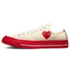 Converse x COMME des GARCONS PLAY Chuck 70 Low “Pristine Red”