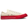 Converse x COMME des GARCONS PLAY Chuck 70 Low “Pristine Red”