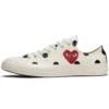 Converse x COMME des GARCONS PLAY Chuck 70 Low “White Polka Dot”