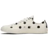 Converse x COMME des GARCONS PLAY Chuck 70 Low “White Polka Dot”