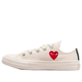 Converse x Comme des Garcons PLAY Chuck 70 Ox “Single Heart Milk”