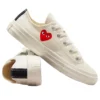 Converse x Comme des Garcons PLAY Chuck 70 Ox “Single Heart Milk”