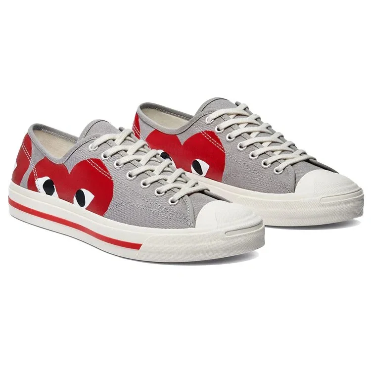 Converse x COMME des GARCONS PLAY Jack Purcell “Drizzle Red” Converse x COMME des GARCONS PLAY Jack Purcell “Drizzle Red”