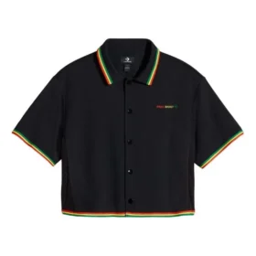Converse x Daily Paper Cropped Polo Shirt Asia Sizing “Black” Converse x Daily Paper Cropped Polo Shirt Asia Sizing “Black”