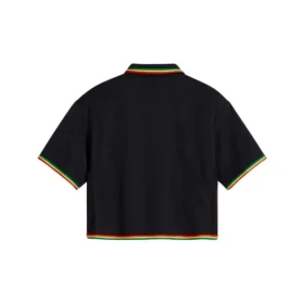 Converse x Daily Paper Cropped Polo Shirt Asia Sizing “Black” Converse x Daily Paper Cropped Polo Shirt Asia Sizing “Black”
