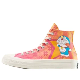 Converse x Doraemon Chuck 70 “Habanero Gold Flamingo”