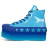 Converse x Miley Cyrus Chuck Taylor All Star Platform Faux Patent Hi “Gnarly Blue”