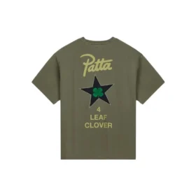 Converse x Patta Four-Leaf Clover Short Sleeve T-Shirt Asia Sizing “Olive Green”