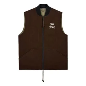 Converse x Patta Four-Leaf Clover Utility Reversible Padded Vest Asia Sizing “Java”