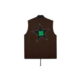 Converse x Patta Four-Leaf Clover Utility Reversible Padded Vest Asia Sizing “Java”