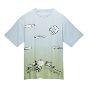 Converse x Peanuts Cloud Watching T-Shirt Asia Sizing “Blue Green”