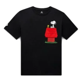 Converse x Peanuts Pocket T-Shirt Asia Sizing “Black”