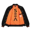 Converse x Vince Staples Insulated Varsity Jacket Asia Sizing “Black Orange”