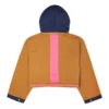 Convertible Hoodie Dress Asia Sizing “Navy Tan”