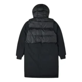 Convertible Long Down Jacket Asia Sizing “Black”