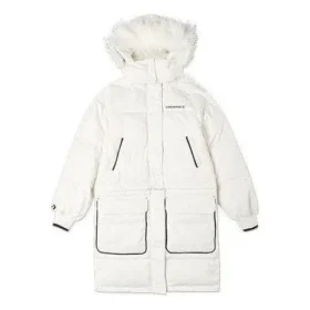 Convertible Long Down Jacket Asia Sizing “White”