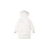Convertible Long Down Jacket Asia Sizing “White”