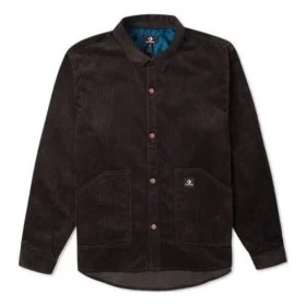 Corduroy Button Shirt Asia Sizing “Dark Brown”