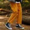 Corduroy Double Pleat Chino Pant Asia Sizing “Orange”