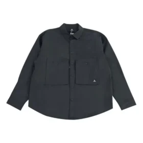 Cotton Long Sleeve Shirt Asia Sizing “Black”
