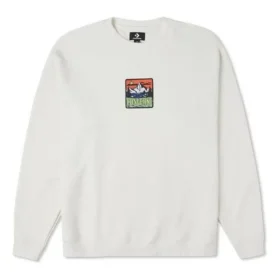 Counter Climate Graphic Crew Sweatshirt Asia Sizing “White”