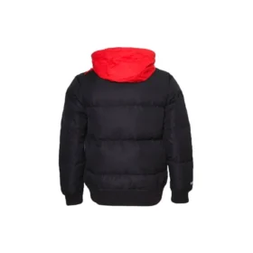 Court Down Bomber Jacket Asia Sizing “Black Red”