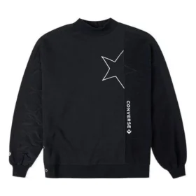 Cozy Utility Crew Asia Sizing “Black”