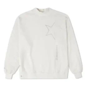 Cozy Utility Crew Asia Sizing “White”